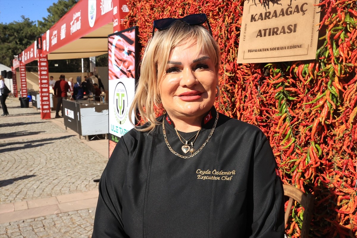 Edirne Valiliğince düzenlenen "Topraktan Sofraya Edirne Gastronomi Festivali"ne Türkiye'nin...