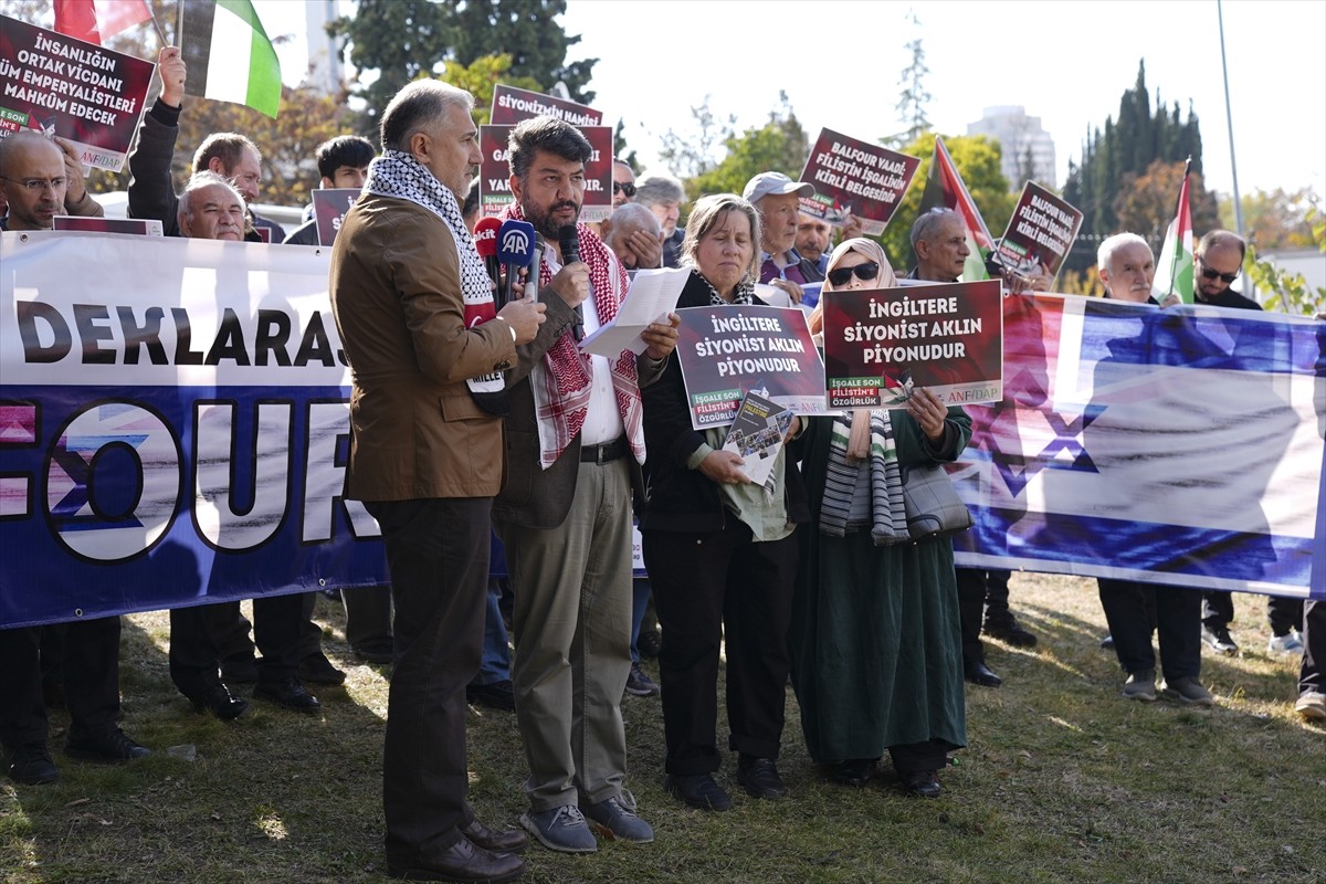 İsrail'in kuruluşuna giden süreci hızlandıran 1917 tarihli Balfour Deklarasyonu, Ankara Filistin...