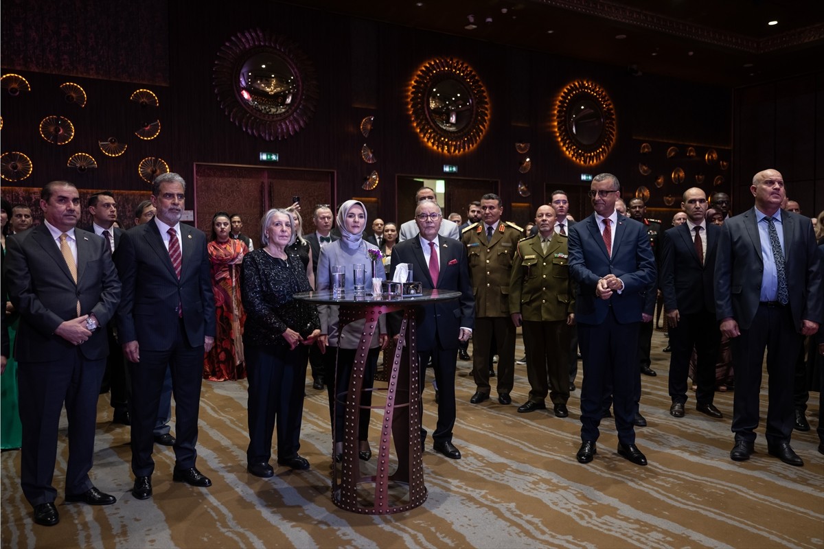 Cezayir'in Ankara Büyükelçiliği tarafından Milli Gün vesilesiyle Ankara'da bir otelde düzenlenen...