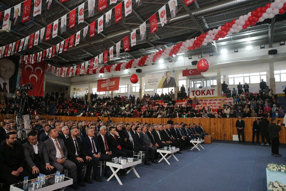 MHP tarafından "Bir ve Birlikte Hilal'e Doğru Türkiye Toplantıları" kapsamında Amasya, Tokat ve...