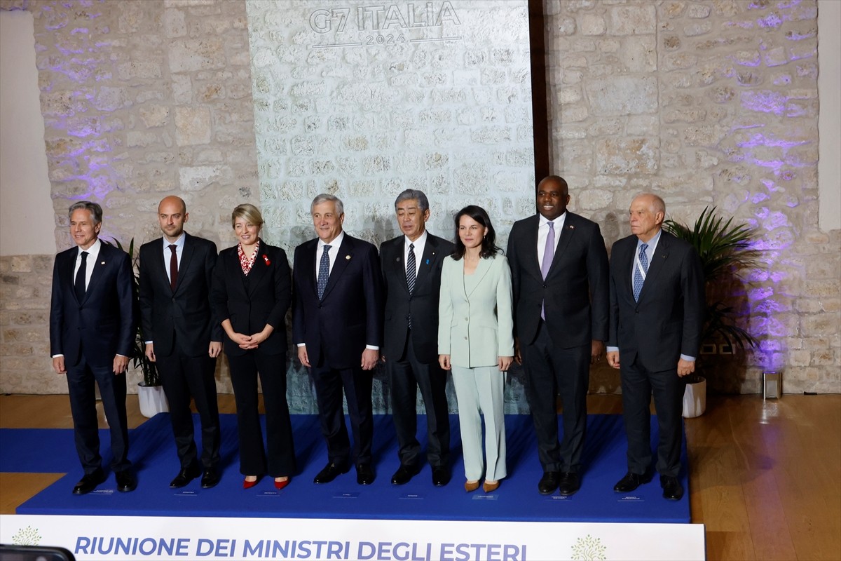 G7 ülkelerinin dışişleri bakanları, uluslararası krizleri ele almak üzere dönem başkanı İtalya'nın...