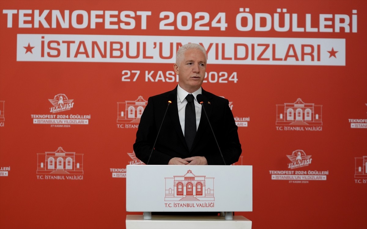 İstanbul Valisi Davut Gül (fotoğrafta), Adana'da gerçekleştirilen TEKNOFEST 2024 Yarışması'nda...